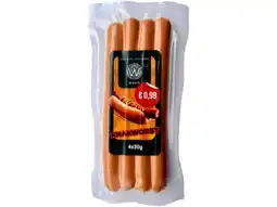 Hoogvliet WAHID Knakworst aanbieding