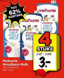 Vomar Voordeelmarkt Melkunie Houdbare Melk aanbieding
