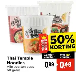 Vomar Voordeelmarkt Thai Temple Noodles aanbieding