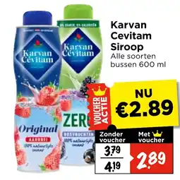 Vomar Voordeelmarkt Karvan Cevitam Siroop aanbieding