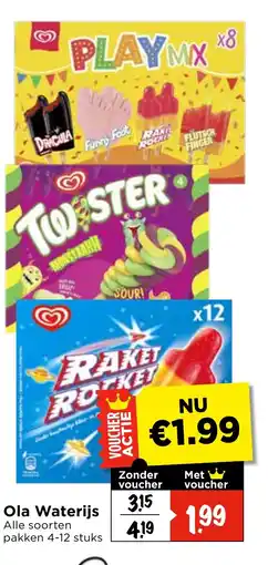 Vomar Voordeelmarkt Ola Waterijs aanbieding
