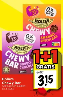 Vomar Voordeelmarkt Holie's Chewy Bar aanbieding