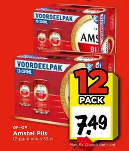 Vomar Voordeelmarkt Amstel Pils aanbieding