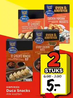 Vomar Voordeelmarkt Diepvries Duca Snacks aanbieding