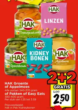 Vomar Voordeelmarkt Hak Groente of Appelmoes of Pakken of Easy Eats aanbieding
