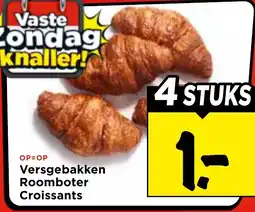 Vomar Voordeelmarkt Versgebakken Roomboter Croissants aanbieding