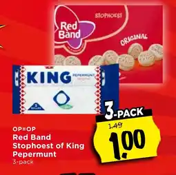 Vomar Voordeelmarkt Red Band Stophoest of King Pepermunt aanbieding