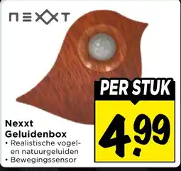 Vomar Voordeelmarkt Nexxt Geluidenbox aanbieding