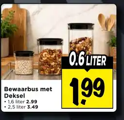 Vomar Voordeelmarkt Bewaarbus met Deksel aanbieding