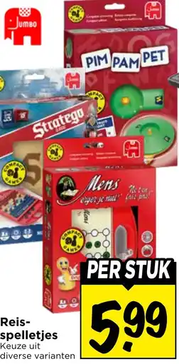 Vomar Voordeelmarkt Reis- spelletjes aanbieding