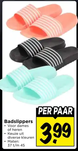 Vomar Voordeelmarkt Badslippers aanbieding