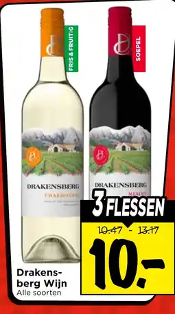 Vomar Voordeelmarkt Drakens- berg Wijn aanbieding