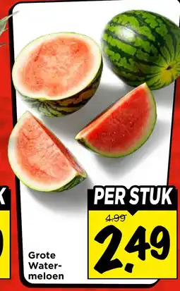 Vomar Voordeelmarkt Grote Watermeloen aanbieding