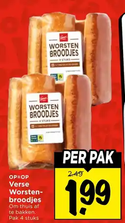 Vomar Voordeelmarkt Verse Worsten- broodjes aanbieding