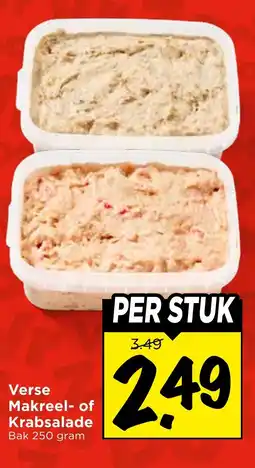 Vomar Voordeelmarkt Verse Makreel-of Krabsalade aanbieding