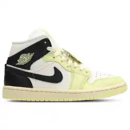 Foot Locker Jordan Aj1 Mid Sneakers Dames - Bruin - Maat 38 - Leer aanbieding