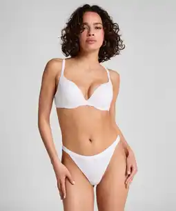 Hunkemoller Hunkemöller Katoenen string Wit aanbieding