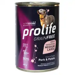Zooplus 24x400g Gevoelig Varkensvlees Prolife aanbieding