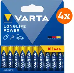 Coolblue Varta Longlife Power AAA Pack 40 stuks aanbieding