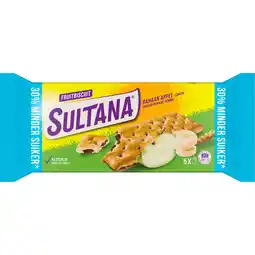 Dekamarkt Sultana Fruitbiscuits banaan appel 30% aanbieding