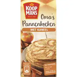 Dekamarkt Koopmans Mix voor oma's pannenkoek kaneel aanbieding