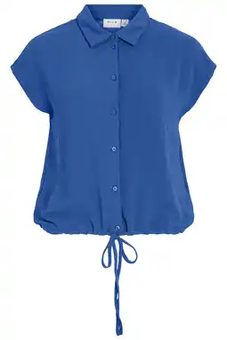 Wehkamp VILA regular fit blouse - blauw aanbieding