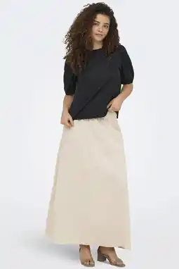 Wehkamp ONLY A-lijn rok beige aanbieding