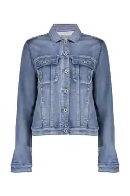 Wehkamp Geisha denim spijkerjas blauw aanbieding
