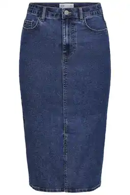 Wehkamp JDY midi rok dark blue denim aanbieding