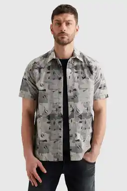 Wehkamp PME Legend regular casual overhemd grijs aanbieding