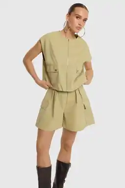 Wehkamp Refined Department gilet - lichtkaki aanbieding