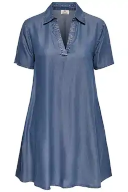 Wehkamp JDY A-lijn jurk medium blue denim aanbieding