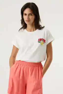 Wehkamp Garcia T-shirt wit aanbieding