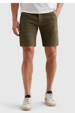 Wehkamp PME Legend FIBERSTAR regular casual short donkergroen aanbieding