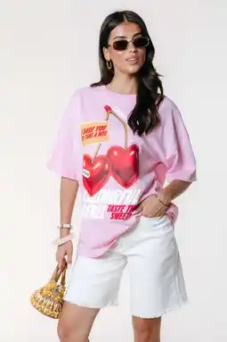 Wehkamp Colourful Rebel T-shirt roze aanbieding