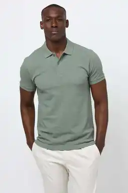 Wehkamp Profuomo regular polo groen aanbieding