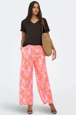 Wehkamp JDY straight regularwaist casual broek roze aanbieding