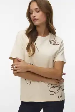 Wehkamp VERO MODA top ecru aanbieding