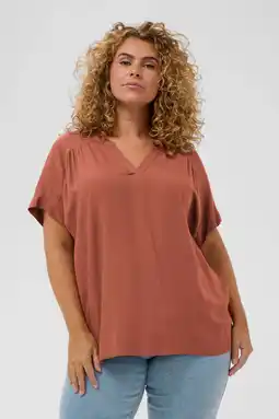 Wehkamp Kaffe Curve top oranje aanbieding