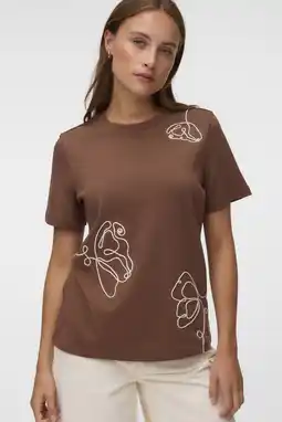 Wehkamp VERO MODA top bruin aanbieding