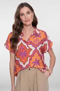 Wehkamp Geisha blouse oranje aanbieding