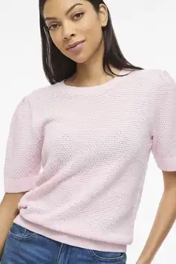 Wehkamp VILA top lichtroze aanbieding