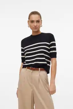 Wehkamp VERO MODA gestreepte trui gebreid aanbieding