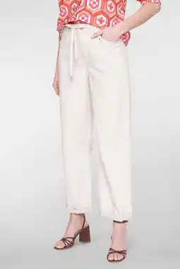 Wehkamp Geisha tapered jeans wit aanbieding