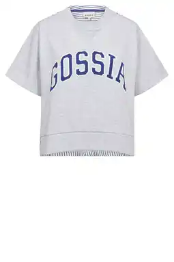 Wehkamp Gossia gestreept T-shirt - lichtgrijs aanbieding