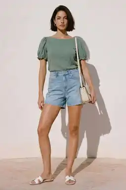 Wehkamp VERO MODA top groen aanbieding