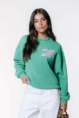 Wehkamp Colourful Rebel sweater groen aanbieding