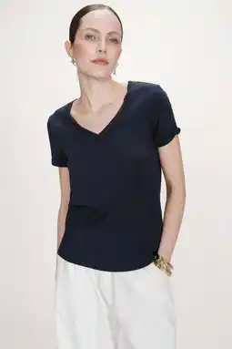 Wehkamp Grace & Mila T-shirt marineblauw aanbieding