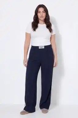 Wehkamp Colourful Rebel Curve regular highwaist pantalon donkerblauw aanbieding