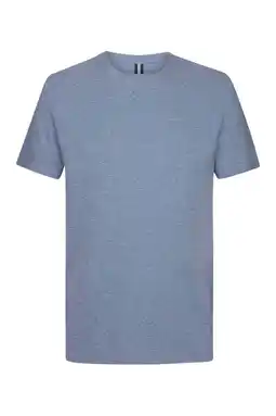 Wehkamp Profuomo regular T-shirt blauw aanbieding